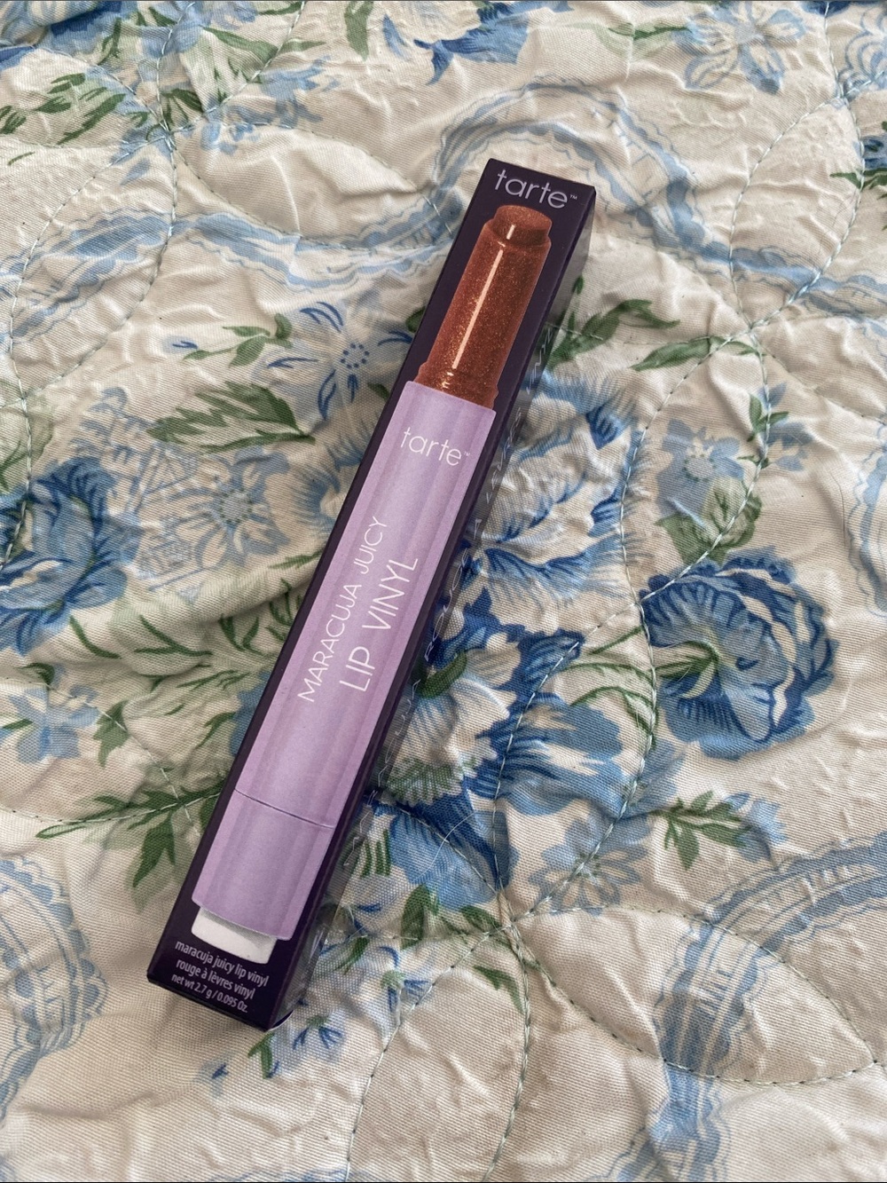 tarte Shimmering Cinnamon Spice Lip Vinyl — Warm Copper-Bronze